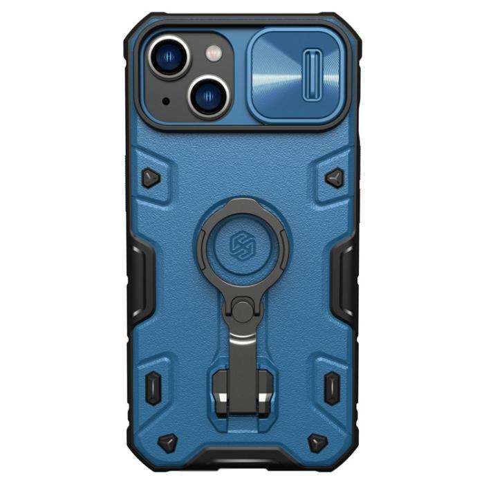 Nillkin - Nillkin iPhone 14 Plus Skal Ringhllare Armor Pro - Bl