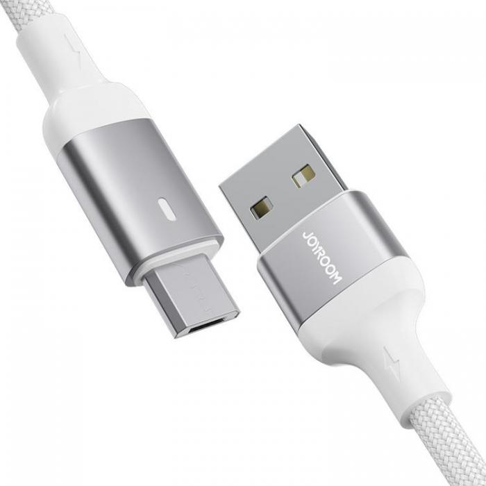 Joyroom - Joyroom USB Till Micro USB Kabel 2 m - Vit