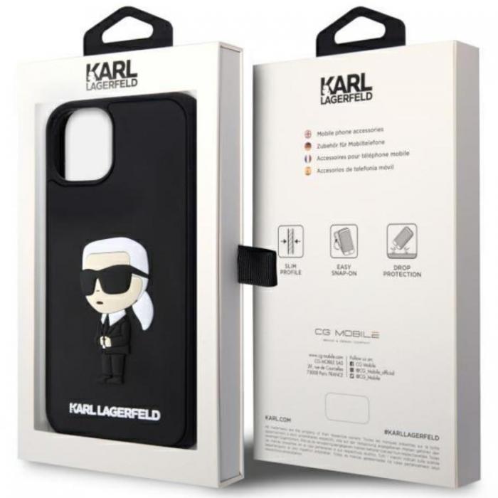 KARL LAGERFELD - Karl Lagerfeld iPhone 14 Plus Mobilskal Rubber Ikonic