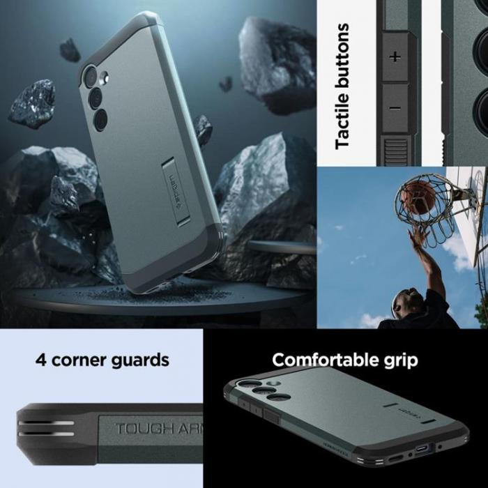 Spigen - Spigen Galaxy A55 5G Mobilskal Tough Armor - Abyss Grn