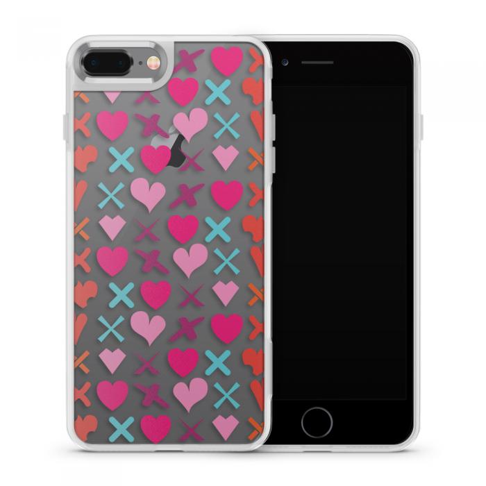 UTGATT5 - Fashion mobilskal till Apple iPhone 8 Plus - Hearts