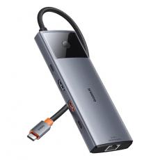 BASEUS - Baseus 11in1 HUB USB-C Till USB-C / 3x USB-A - Grå