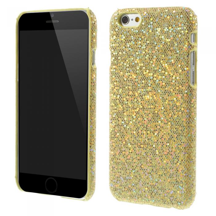 UTGATT5 - Sparkle Baksideskal till Apple iPhone 6 / 6S - Guld