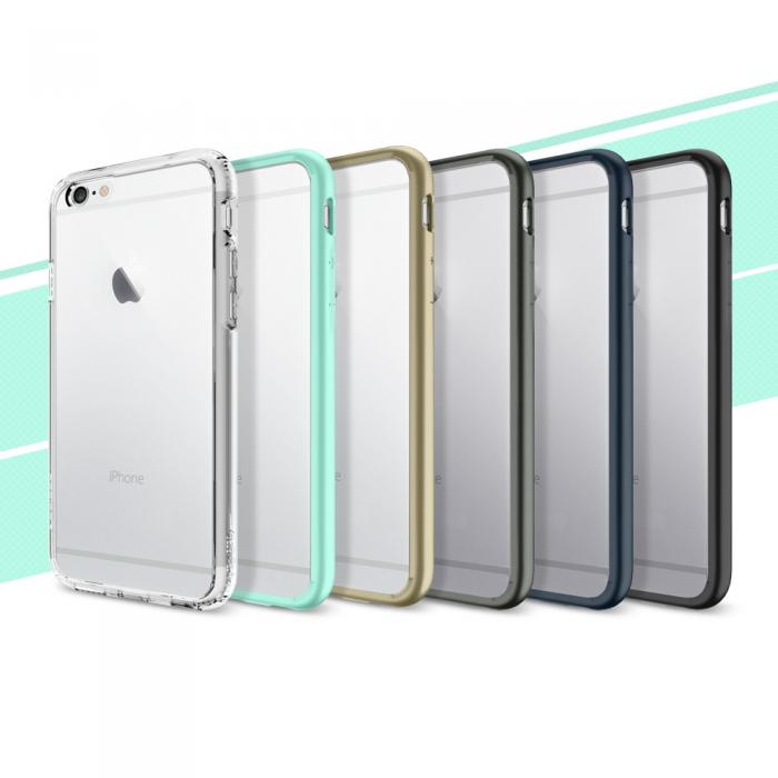 Spigen - SPIGEN Ultra Hybrid skal till Apple iPhone 6(S) Plus (Metal Slate)