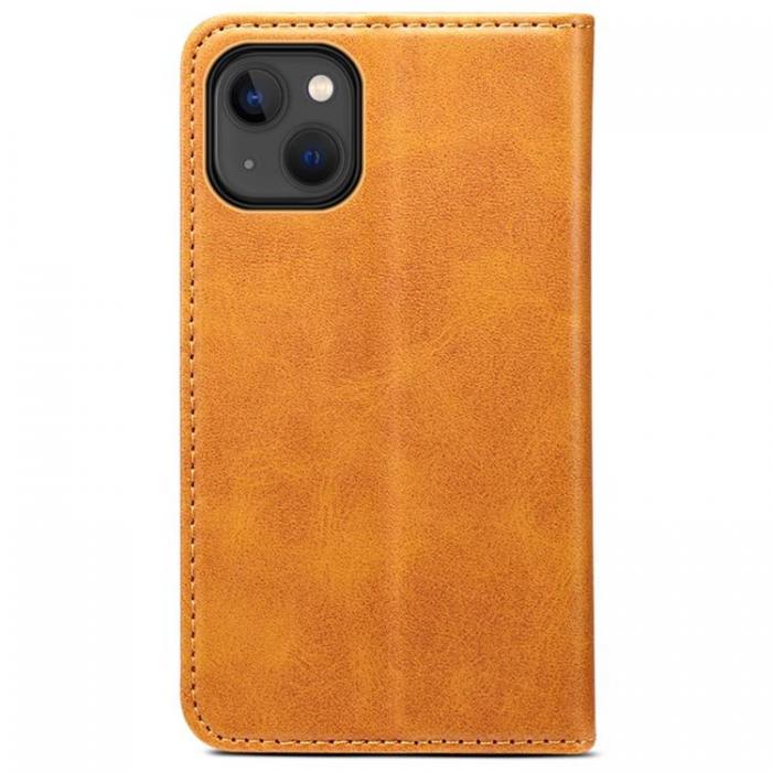 SUTENI - SUTENI iPhone 14 Plnboksfodral Textured Surface - Khaki