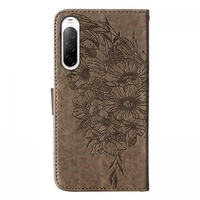 A-One Brand - Sony Xperia 10 IV Plnboksfodral Butterfly - Gr