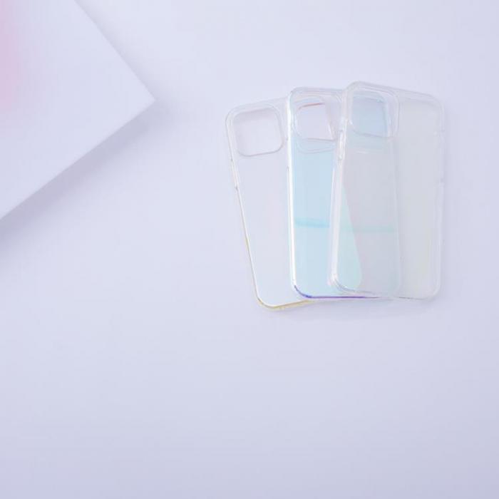 A-One Brand - iPhone 12 Pro Max Skal Aurora Neon Gel - Lila