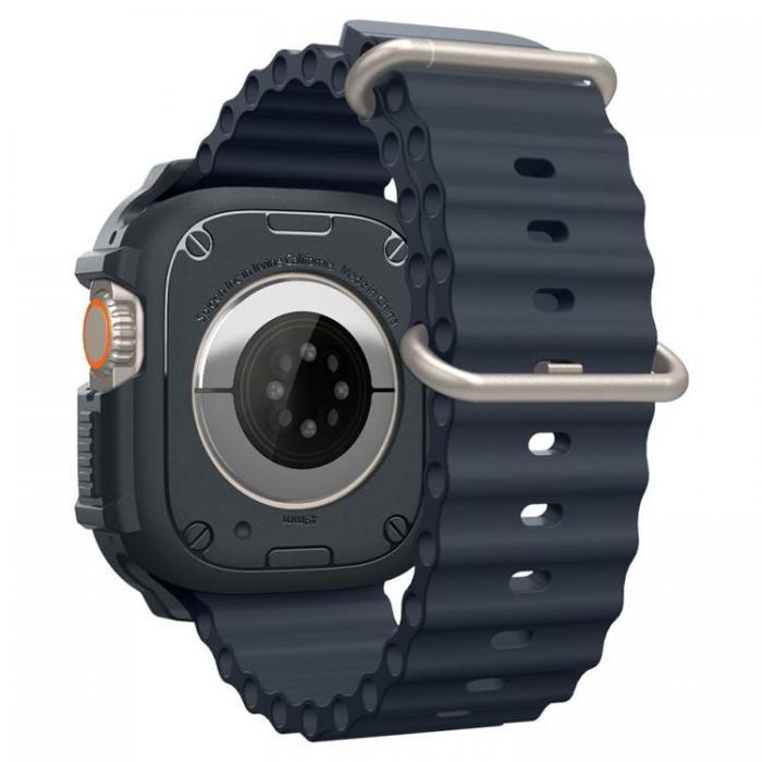 Spigen - Spigen Apple Watch Ultra 1/2 (49mm) Skal Rugged Armor - Mrkgr
