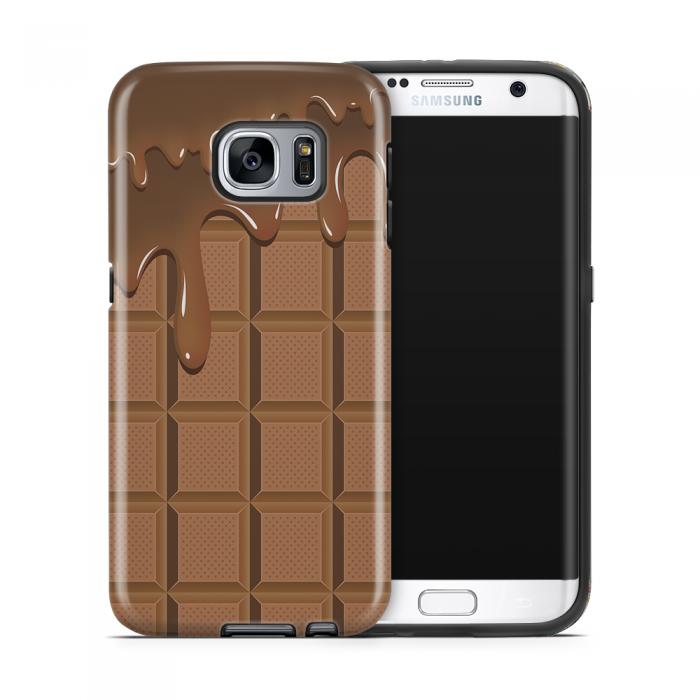 UTGATT5 - Tough mobilskal till Samsung Galaxy S7 Edge - Choklad