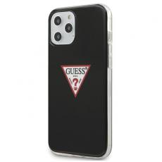 Guess - Guess Skal iPhone 12 & 12 Pro Triangle Collection - Svart