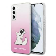 KARL LAGERFELD - Karl Lagerfeld Choupette Eat Skal Galaxy S22 Plus - Rosa