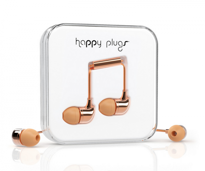 UTGATT5 - Happy Plugs In-Ear (Rose Gold)
