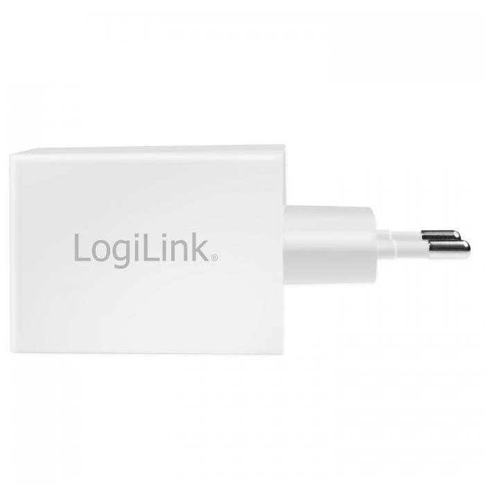 UTGATT5 - LogiLink - USB-laddare USB-C PD 60W GaN