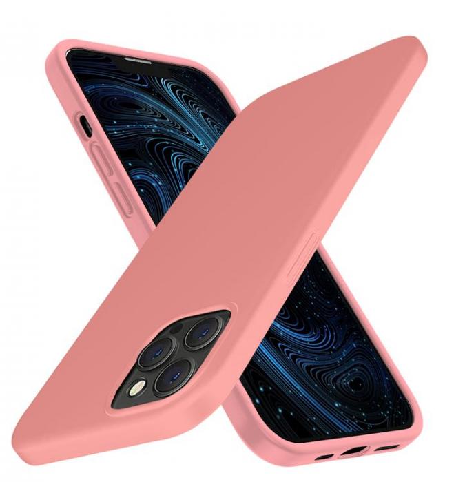 OEM - iPhone 13 Pro [5-PACK] 1 X Skal - 2 X Kameralinsskydd - 2 X Hrdat Glas - Rosa