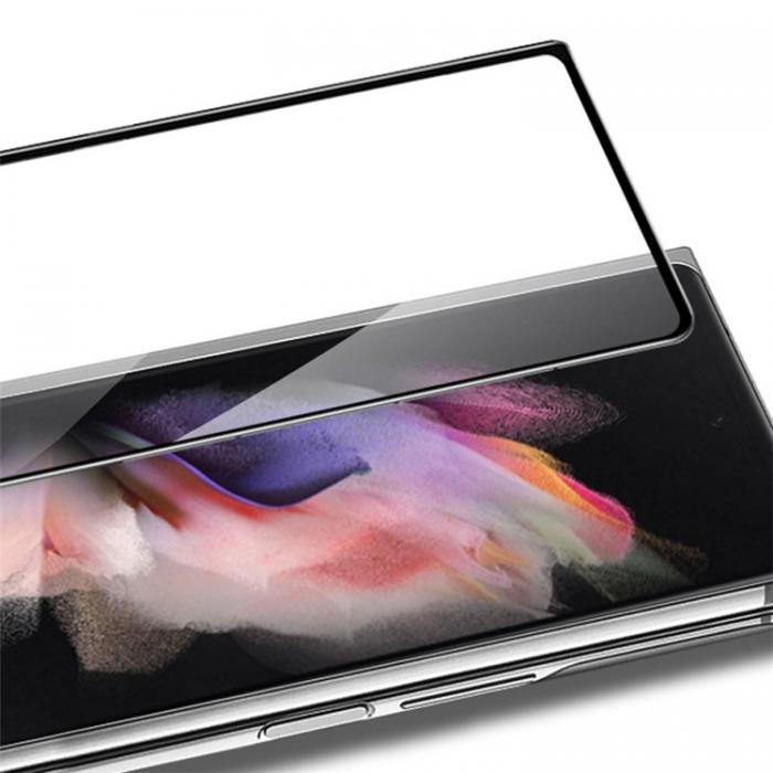 A-One Brand - [2-Pack] Galaxy Z Flold 5 Hrdat Glas Skrmskydd - Svart