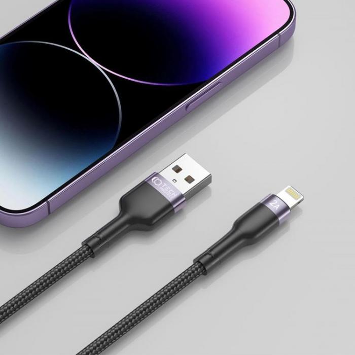 Tech-Protect - Tech-Protect USB-A till Lightning kabel 0.25m Ultraboost