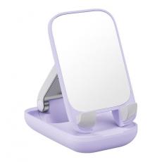 BASEUS - Baseus Mobilhållare Seashell Series med Mirror - Lila
