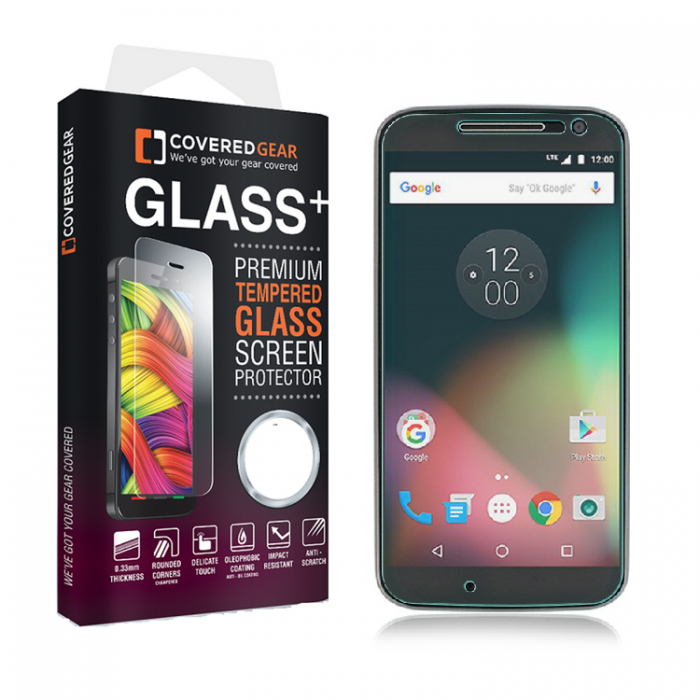 UTGATT5 - CoveredGear hrdat glas skrmskydd till Motorola Moto G4