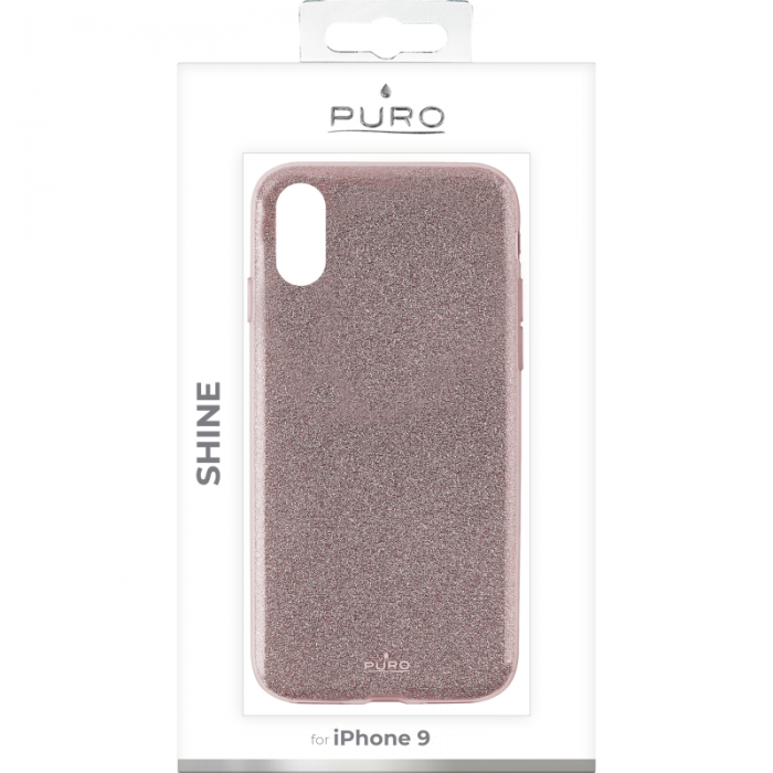 UTGATT5 - Puro - Shine Cover till iPhone XR - Rosaguld