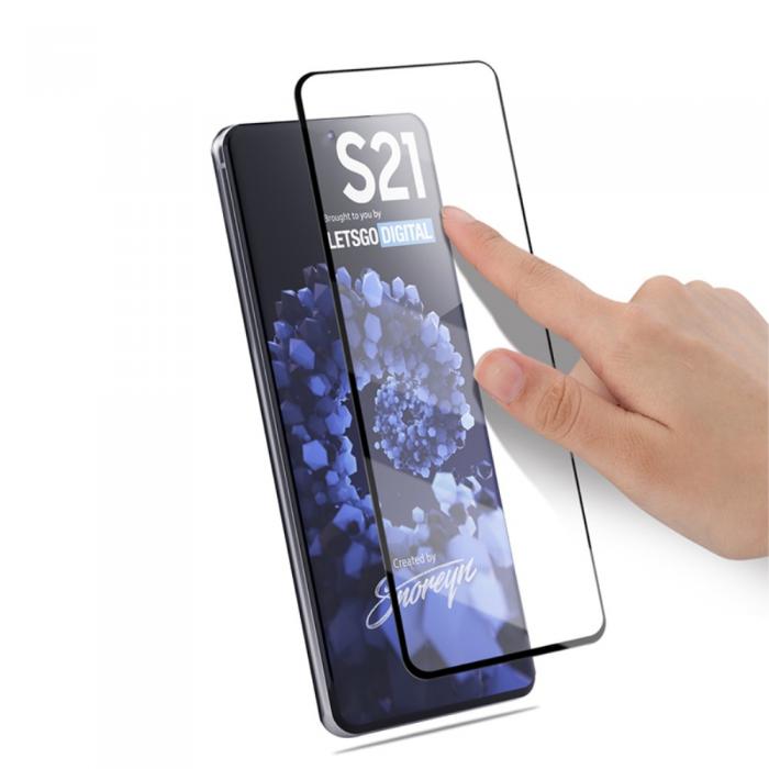 Mocolo - MOCOLO Hrdat Glas Skrmskydd till Samsung Galaxy S21 - Svart