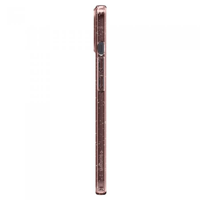 UTGATT1 - Spigen Liquid Crystal Mobilskal iPhone 13 - Glitter Rosa