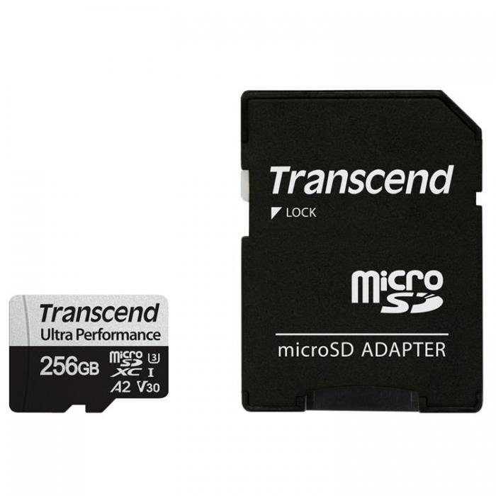 Transcend - TRANSCEND MicroSDXC 340S 256GB U3 A2 V30 (R160/W125)