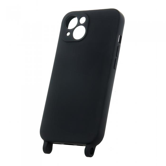 OEM - Silikonfodral iPhone 14 Pro Skyddande Svart