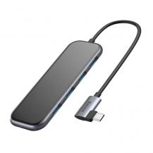 BASEUS - Baseus HUB USB-C Till 4x USB - Grå