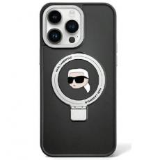 KARL LAGERFELD - KARL LAGERFELD iPhone 15/14 Plus Mobilskal MagSafe Ring Stand