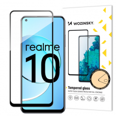 Wozinsky - Wozinsky Realme 10 Härdat Glas Skärmskydd Full Screen 9H - Svart