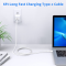 A-One Brand - USB-A till USB-C Kabel Snabbladdning 1M - Vit