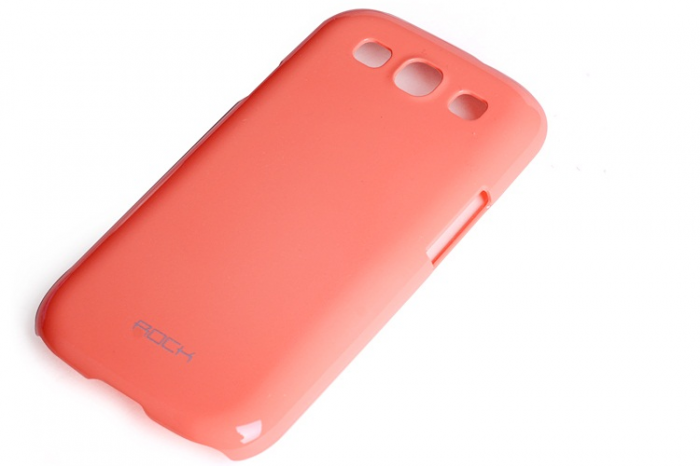ROCK - Rock Colorful Skal till Samsung Galaxy S3 i9300 + HD Skrmskydd (Orange)