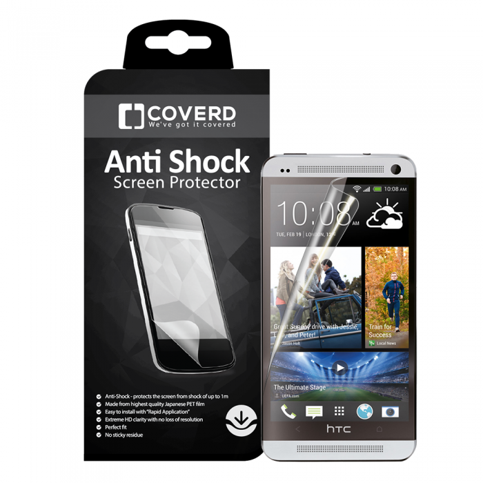 UTGATT4 - CoveredGear Anti-Shock skrmskydd till HTC One