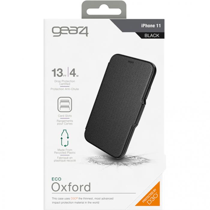 UTGATT5 - Gear4 D3o Oxford Eco Skal iPhone 11 - Svart