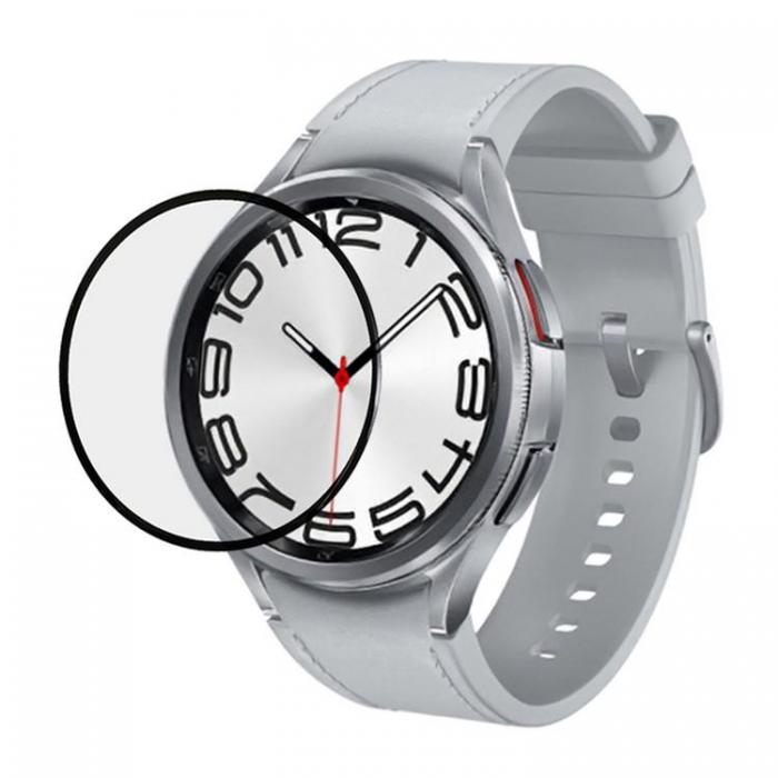 A-One Brand - [1-PACK] Galaxy Watch 6 Classic (43mm) Hrdat Glas Skrmskydd - Svart