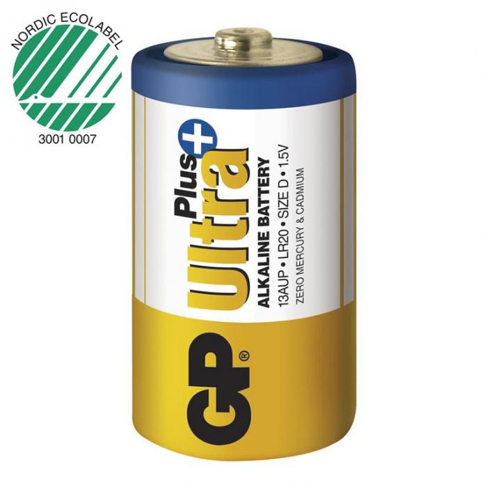 UTGATT1 - GP Ultra Plus Alkaline D LR20 2-p