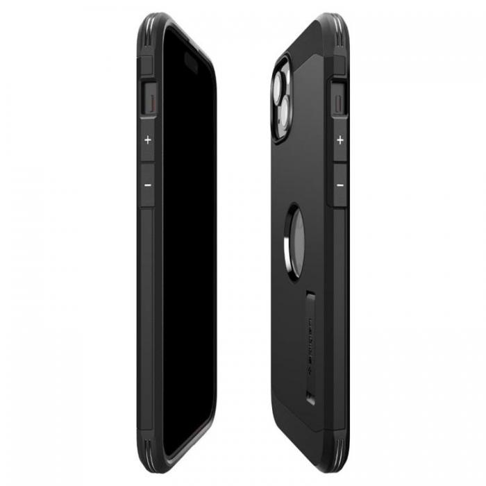 Spigen - Spigen iPhone 15 Mobilskal Magsafe Tough Armor - Svart