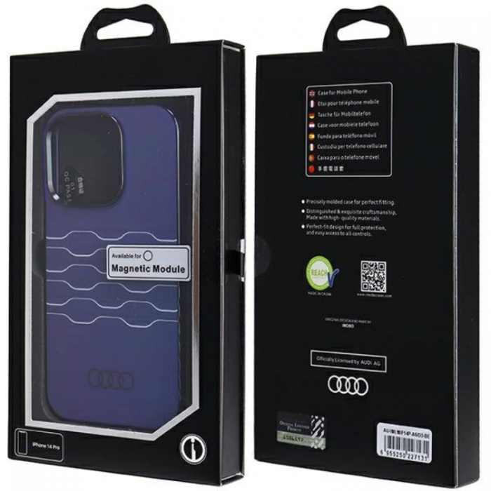 Audi - Audi iPhone 14 Pro Mobilskal Magsafe IML - Bl