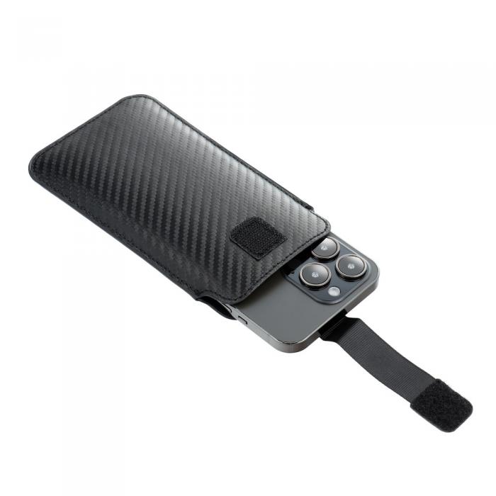 UTGATT1 - Forcell Pocket Carbon skal Size 11 till iPhone 12 mm
