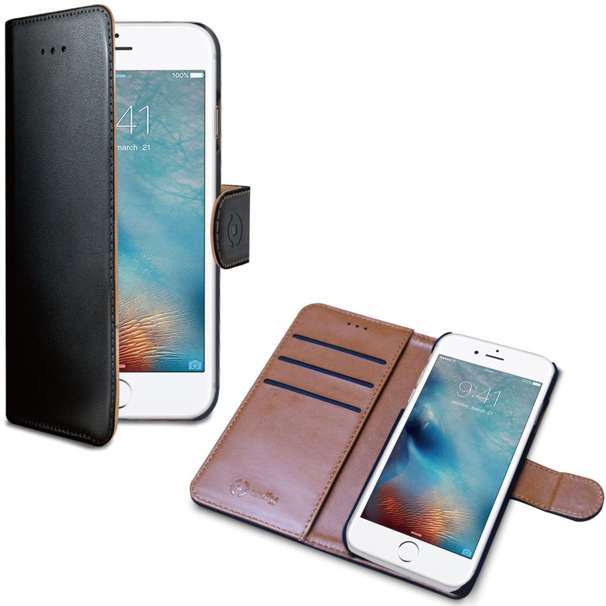 Celly
Celly Plånboksfodral till iPhone 7/8/SE 2020 - Svart/Beige