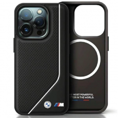 BMW - BMW iPhone 15 Pro Mobilskal Magsafe Perforated Twisted Line