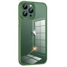 A-One Brand - iPhone 14 Pro Skal Kameraram i Metall - Grön
