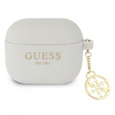 Guess - Guess AirPods 3 Skal Silicone Charm 4G Collection - Grå
