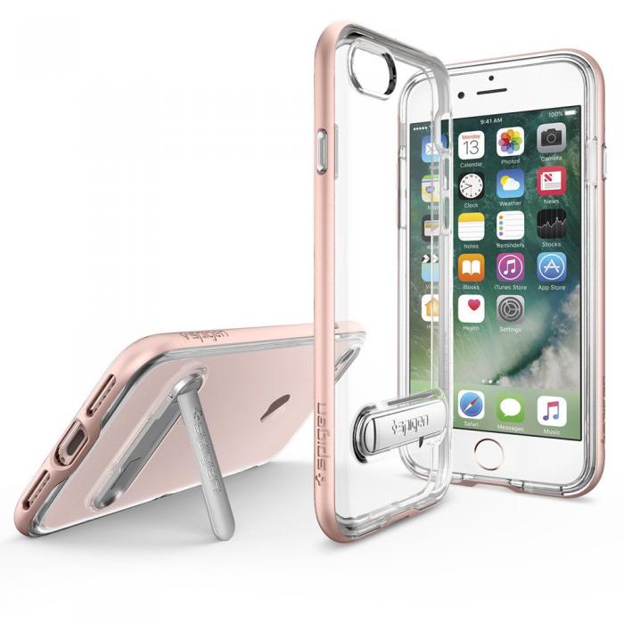 UTGATT5 - SPIGEN Crystal Hybrid Skal till Apple iPhone 8/7 - Rose Gold