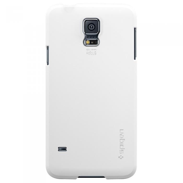 Spigen - SPIGEN Ultra Fit Skal till Samsung Galaxy S5 (Vit) + Skrmskydd