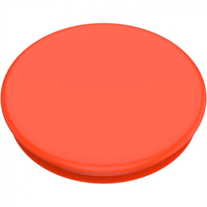 PopSockets - POPSOCKETS Neon Electric Orange Avtagbart Grip med Stllfunktion