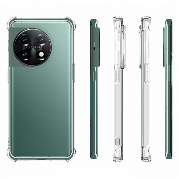 A-One Brand - OnePlus 11 5G Mobilskal Shockproof TPU - Transparent (NR)