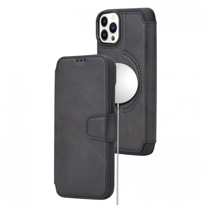 A-One Brand - iPhone 13 Pro Plnboksfodral Magsafe Magnetic - Svart