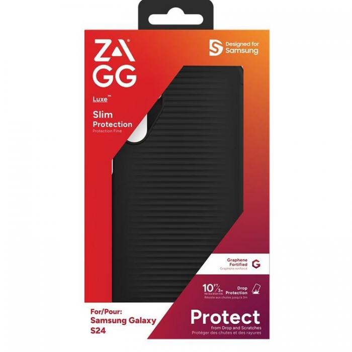 Zagg - ZAGG Galaxy S24 Mobilskal Luxe - Svart