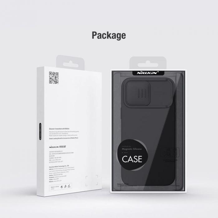 Nillkin - Nillkin iPhone 14 Pro Skal Magsafe Magnetic - Lila